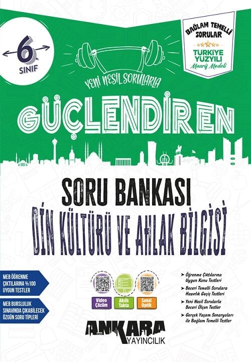 Ankara Yayıncılık 6. Sınıf Din Kültürü ve Ahlak Bilgisi Güçlendiren Soru Bankası Ankara Yayıncılık