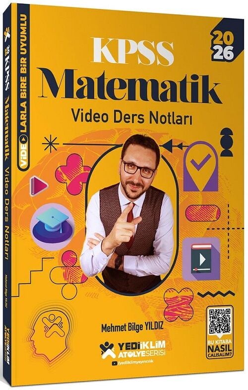 Yediiklim 2026 KPSS Matematik Video Ders Notları Atölye Serisi - Mehmet Bilge Yıldız Yediiklim Yayınları
