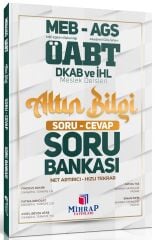 Mihrap ÖABT MEB-AGS Din Kültürü ve Ahlak Bilgisi Öğretmenliği Altın Bilgi Soru Cevap Soru Bankası Mihrap Yayınları