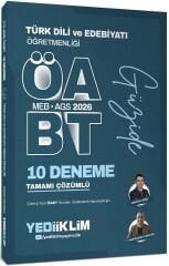 Yediiklim 2026 ÖABT MEB-AGS Türk Dili ve Edebiyatı Güzide 10 Deneme Çözümlü - Oğuzhan Kırlı, Halil İbrahim Canlıer Yediiklim Yayınları