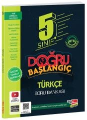Dikkat Atölyesi 5. Sınıf Türkçe Doğru Başlangıç Soru Bankası Çözümlü Dikkat Atölyesi Yayınları