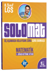 KR Akademi 8. Sınıf LGS Matematik Solomat 1. Dönem Soru Bankası KR Akademi