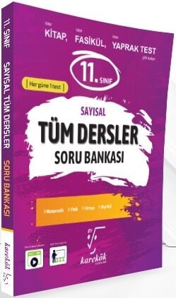 Karekök 11. Sınıf Tüm Dersler Sayısal Soru Bankası Karekök Yayınları