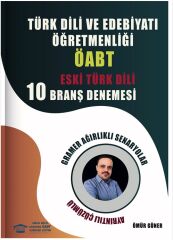 ÖN SİPARİŞ - Ömür Güner ÖABT MEB-AGS Türk Dili ve Edebiyatı Öğretmenliği Eski Türk Dili 10 Deneme Çözümlü - Ömür Güner Ömür Hoca Uzaktan Eğitim