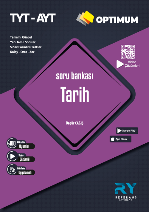 Referans YKS TYT AYT Tarih Optimum Soru Bankası Referans Yayınları