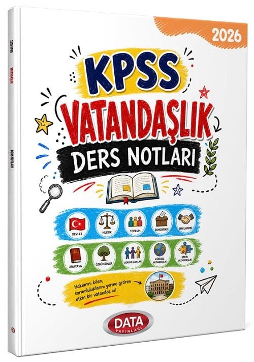 Data 2026 KPSS Vatandaşlık Ders Notları Data Yayınları