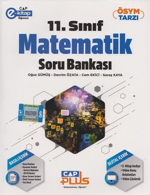 Çap Yayınları 11. Sınıf Matematik Plus Soru Bankası Çap Yayınları
