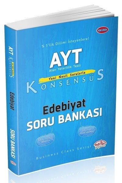 Editör YKS AYT Edebiyat Konsensüs Soru Bankası Editör Yayınları