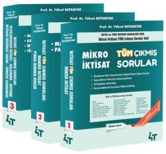 SÜPER FİYAT - 4T Yayınları KPSS A Grubu Mikro İktisat Tüm Çıkmış Sorular Çözümlü 17. Baskı - Yüksel Bilgili Bayraktar 4T Yayınları