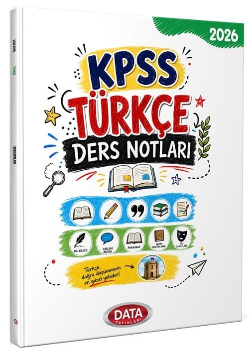 Data 2026 KPSS Türkçe Ders Notları Data Yayınları