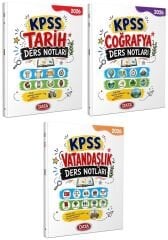 Data 2026 KPSS Tarih + Coğrafya + Vatandaşlık Ders Notları 3 lü Set Data Yayınları