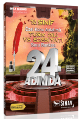 Sınav 10. Sınıf 24 Adımda Türk Dili ve Edebiyatı Özel Konu Anlatımlı Soru Bankası Sınav Yayınları