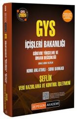 Pegem 2026 GYS İçişleri Bakanlığı Şeflik, Veri Hazırlama ve Kontrol İşletmeni Konu Anlatımlı Soru Bankası Görevde Yükselme Pegem Akademi Yayınları