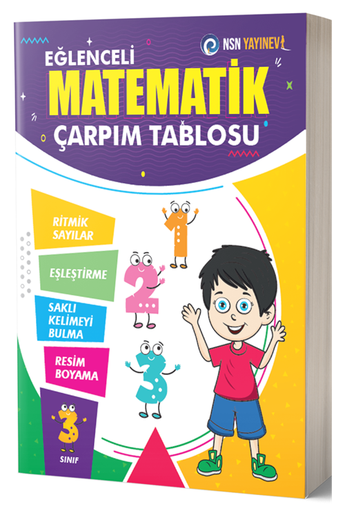 NSN Yayınları 3. Sınıf Eğlenceli Matematik Çarpım Tablosu NSN Yayınları