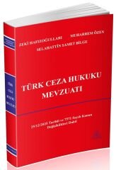 Us-A Yayıncılık Türk Ceza Hukuku Mevzuatı - Zeki Hafızoğulları Us-A Yayıncılık