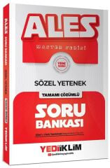 Yediiklim 2027 ALES MASTER Sözel Yenetek Soru Bankası Çözümlü Yediiklim Yayınları