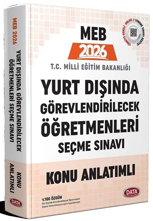 Data 2026 MEB Yurt Dışında Görevlendirilecek Öğretmenleri Seçme Sınavı Konu Anlatımlı Data Yayınları