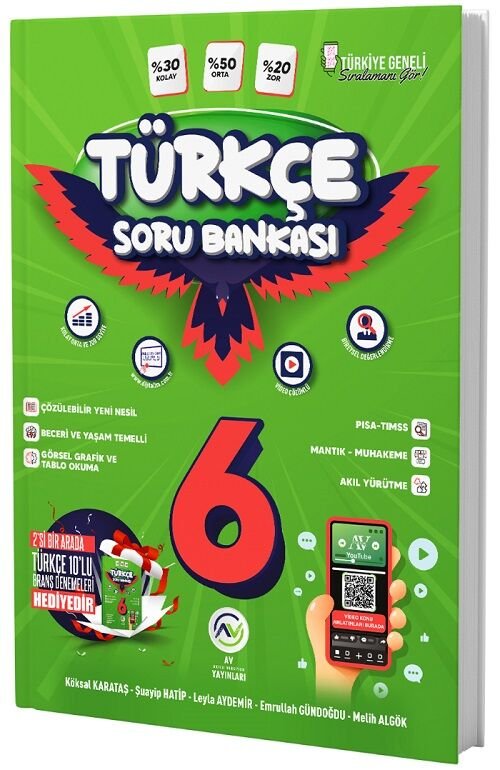 Av Yayınları 6. Sınıf Türkçe Soru Bankası Av Yayınları