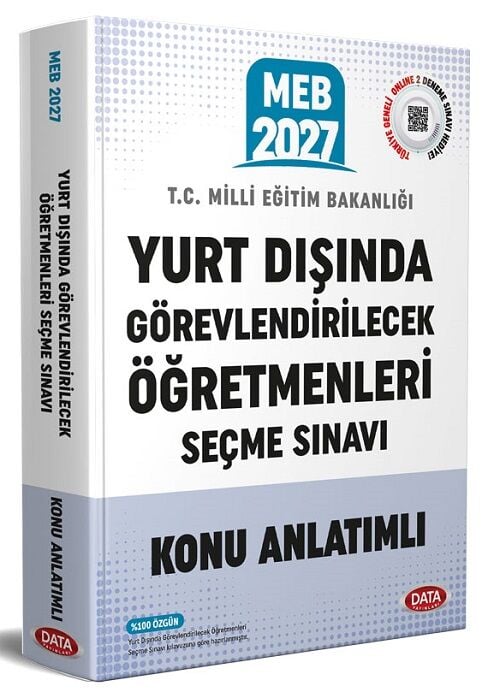 Data 2027 MEB Yurt Dışında Görevlendirilecek Öğretmenleri Seçme Sınavı Konu Anlatımlı Data Yayınları