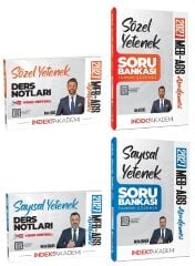 İndeks Akademi 2027 MEB-AGS Sözel + Sayısal Yetenek Ders Notları + Soru Bankası 4 lü Set - Berk Ekici, Metin Şimşek İndeks Akademi Yayıncılık