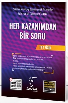 Karekök YKS TYT Fizik Her Kazanımdan Bir Soru Karekök Yayınları