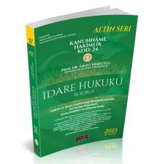 Savaş 2025 KANUNNAME Hakimlik KOD: 24 Anayasa Hukuku-İdare Hukuku-İdari Yargı Set Altın Seri 21. Baskı - Ahmet Nohutçu Savaş Yayınları