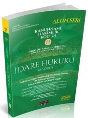 Savaş 2026 KANUNNAME Hakimlik KOD: 24 Anayasa Hukuku-İdare Hukuku-İdari Yargı Set Altın Seri 21. Baskı - Ahmet Nohutçu Savaş Yayınları