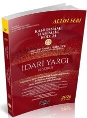 Savaş 2026 KANUNNAME Hakimlik KOD: 24 Anayasa Hukuku-İdare Hukuku-İdari Yargı Set Altın Seri 21. Baskı - Ahmet Nohutçu Savaş Yayınları
