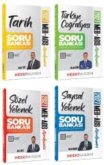 İndeks Akademi 2027 MEB-AGS Tarih + Türkiye Coğrafyası + Sayısal + Sözel Yetenek Soru Bankası 4 lü Set İndeks Akademi Yayıncılık