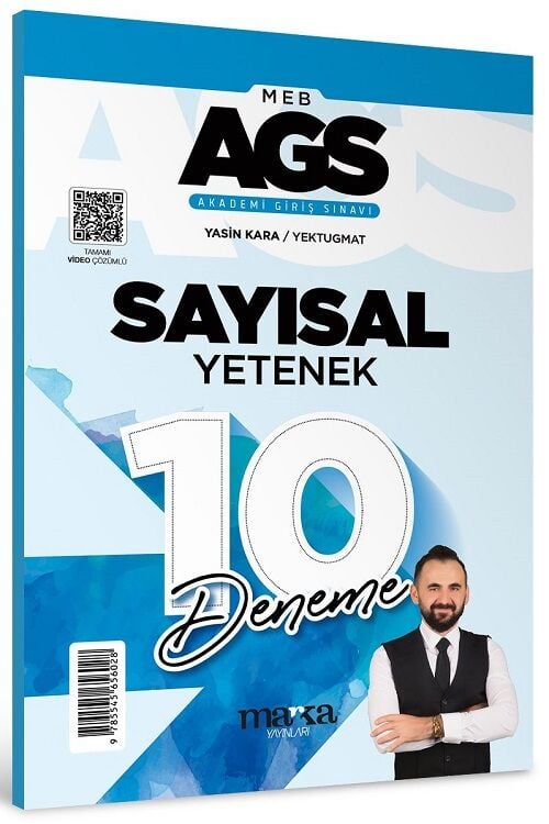 Marka MEB-AGS Sayısal Yetenek 10 Deneme Çözümlü Yektuğ Mat - Yasin Kara Marka Yayınları