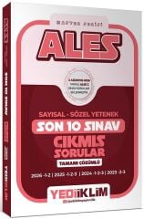 Yediiklim 2027 ALES Master Çıkmış Sorular Son 10 Sınav Çözümlü Yediiklim Yayınları