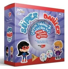 Dikkat Atölyesi 1. Sınıf Süper Dahiler Çarpım Tablosu-2 Dikkat Atölyesi Yayınları