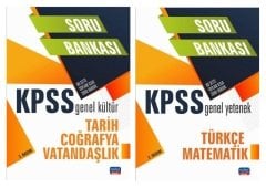 SÜPER FİYAT - Nobel KPSS Genel Yetenek Genel Kültür Soru Bankası 2 li Set Nobel Sınav Yayınları