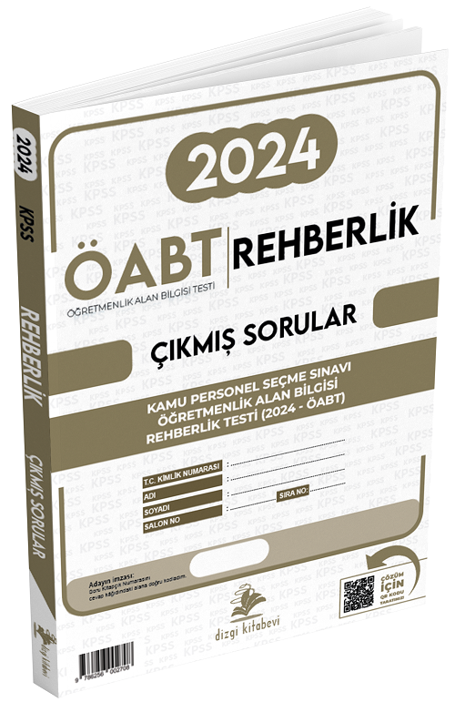 Dizgi Kitap 2024 ÖABT MEB-AGS Sınavı Rehberlik Çıkmış Sorular Çözümlü Dizgi Kitap Yayınları