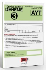 SÜPER FİYAT - Yargı YKS AYT Türkiye Geneli Deneme-3 Yargı Yayınları