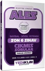 Yediiklim 2027 ALES Master Çıkmış Sorular Son 6 Sınav Çözümlü Yediiklim Yayınları