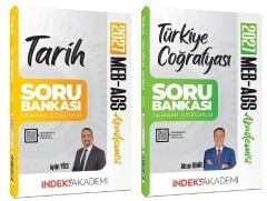 İndeks Akademi 2027 MEB-AGS Tarih + Türkiye Coğrafyası Soru Bankası 2 li Set - Aydın Yüce, Alican Demir İndeks Akademi Yayıncılık