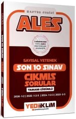 Yediiklim 2027 ALES Master Sayısal Yetenek Çıkmış Sorular Son 10 Sınav Çözümlü Yediiklim Yayınları