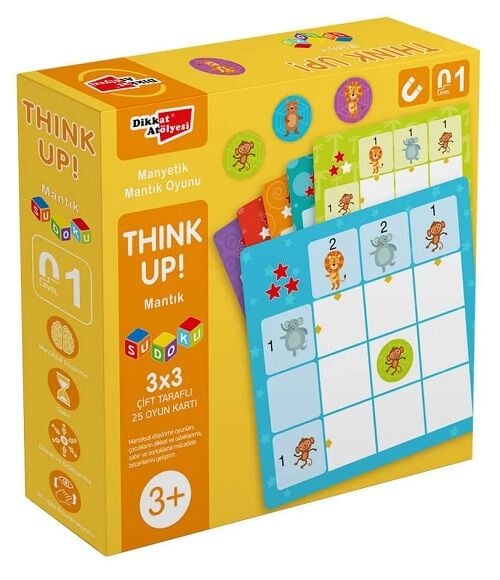 LevelUp-1 - ThinkUp Mantık Sudoku Dikkat Atölyesi Yayınları