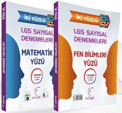 Karekök LGS Sayısal İki Yüzlü 14 Deneme Tek Kitap Karekök Yayınları