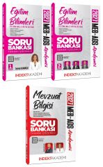 ÖN SİPARİŞ - İndeks Akademi 2027 MEB-AGS Eğitim Bilimleri + Mevzuat Bilgisi Soru Bankası 2 li Set - Zeynep Salman İçli, Emrah Vahap Özkaraca İndeks Akademi Yayıncılık