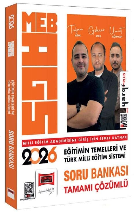 Yargı 2026 MEB-AGS Eğitimin Temelleri ve Türk Milli Eğitim Sistemi Soru Bankası Çözümlü - Tufan Genç Yargı Yayınları