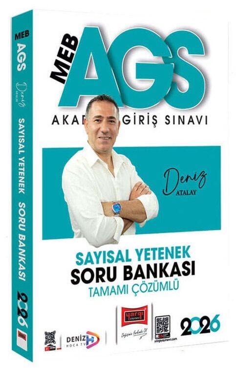 Yargı 2026 MEB-AGS Sayısal Yetenek Soru Bankası Çözümlü - Deniz Atalay Yargı Yayınları