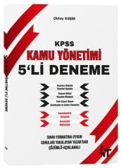 4T Yayınları KPSS A Grubu Kamu Yönetimi 5 Deneme Çözümlü - Oktay Kuşer 4T Yayınları