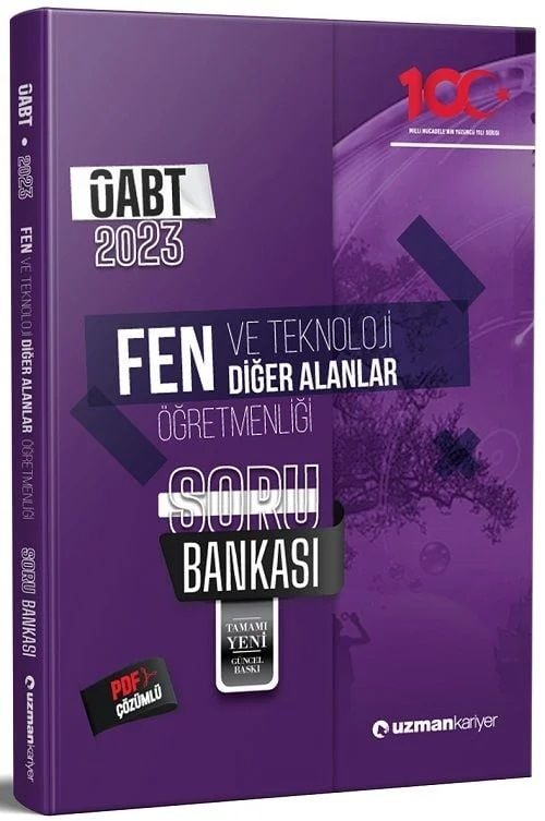 SÜPER FİYAT - Uzman Kariyer 2023 ÖABT Fen ve Teknoloji Diğer Alanlar Soru Bankası PDF Çözümlü Uzman Kariyer Yayınları