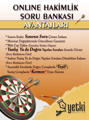 Yetki UE Hakimlik ONLİNE 14227 Soru Bankası Yetki Yayıncılık Uzaktan Eğitim