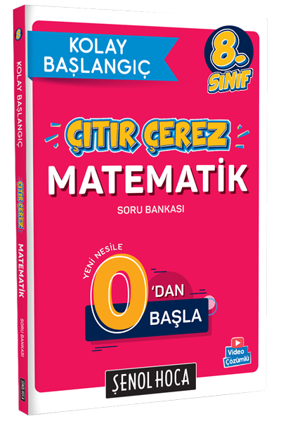 Şenol Hoca 8. Sınıf Çıtır Çerez Matematik Soru Bankası Şenol Hoca Yayınları