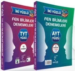 Karekök YKS TYT AYT Fen Bilimleri İki Yüzlü 20 Deneme Tek Kitap Karekök Yayınları
