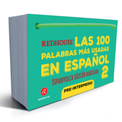 Redhouse İspanyolca Sözlük Kartları-2 Redhouse Yayınları