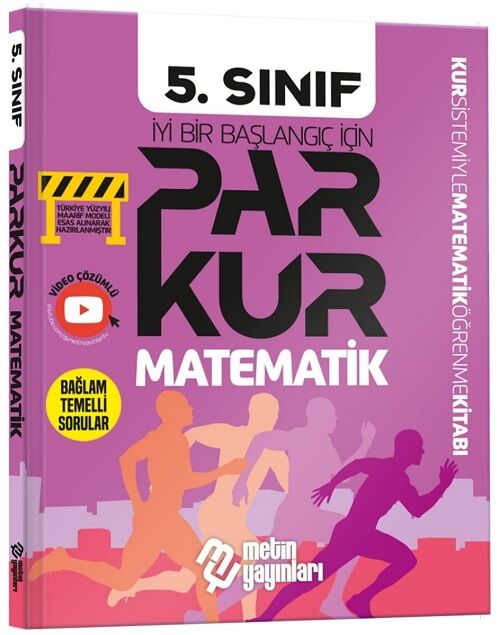 Metin 5. Sınıf Parkur Matematik Soru Bankası Çözümlü Metin Yayınları